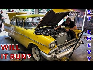Will it run and drive? Finishing an abandoned '57 Chevy Belair LS Swapped Project! 1,000 Miles Away!
