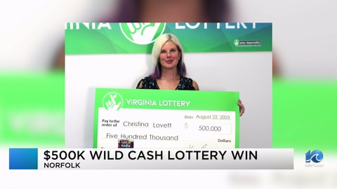 Chesapeake woman wins $500K in Va. lottery