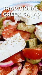 Greek Salad (Traditional Horiatiki Recipe) | The Mediterranean Dish