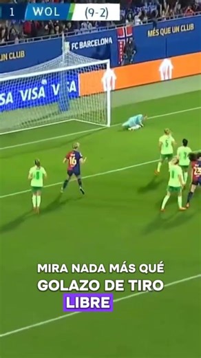 Vaya Golazo de Mapi León #barcelonafc #futbolfemenino #barcelonafc #futbol