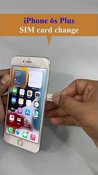 13. SIM card change (iPhone 6s+): How to change SIM card in iPhone 6s Plus. #iphone, #iphone6splus