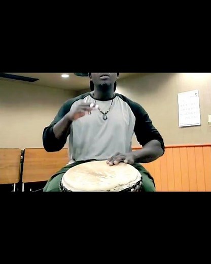 Djembe rhythm pattern for beginners. #africandrumming