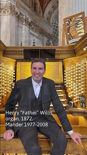 St Paul’s Cathedral London. Organ concert Arturo Barba