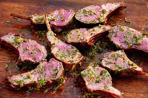 Racks of Lamb with Mustard-Caper Board Dressing | Red Meat Recipes | Weber Grills