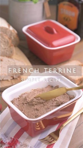 French Chicken Liver Pâté Terrine | Easy Homemade Recipe #foodblogger #videoricette
