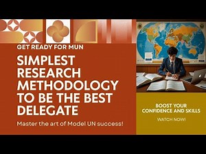 How to Research for MUN: The Ultimate Step-by-Step Guide | Become Best Delegate | Use of AI in MUN