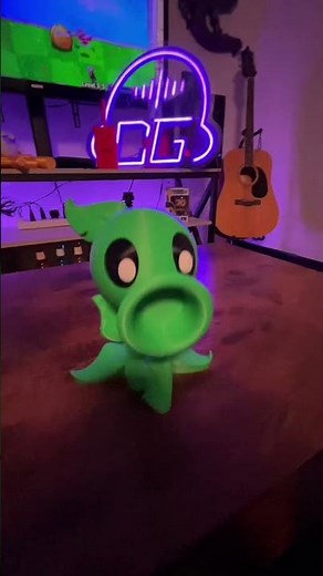 3D Printed Plants vs Zombies Peashooter | Custom Build