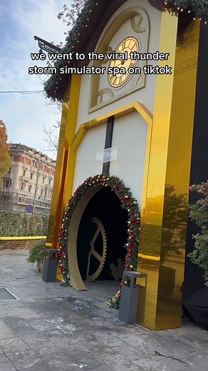 Viral Thunder storm stimulator spa! Absolutely incredible! 😍 #spa #thunderspa #milan #milano #relaxingvideos #qctermemilano #qcterme #qcterme👙