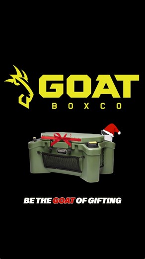 Still looking for that one 'wow' gift? Let the sounds of the HUB do the talking. 🎧 From the roto-molded shell to the air-tight seal, this is precision engineering you can hear. This year, be the GOAT of gifting! 🎄goatboxco.com | GOAT BOXCO