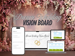 Dream Wedding Vision Board: DIY Digital Planner (100 Pages) - Etsy Canada