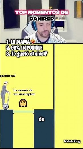 Top 3: DaniRep en Happy Wheels 😈 (2) - #gta #danirep #clips