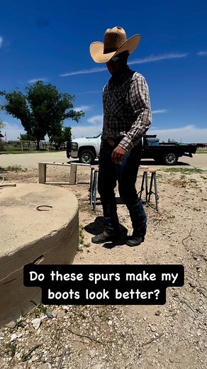He’s been following me around all day singing “I got spurs that jingle jangle jingle” 🥴😂#ifyouknowyouknow #cowboy #cowboys #cowboylogic #ranching #westernheritage #whc Will Lorenz | Mary Lorenz
