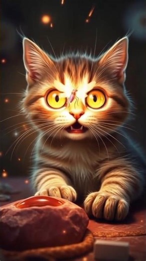 Magical Firefly Cat Story ✨🐱 | Funny Cat Reaction to Seeing Firefly | #Shorts