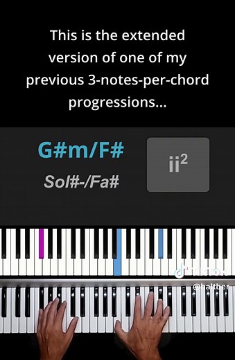 Extended F# Chord Progression Tutorial for Piano