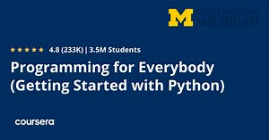 Programming for Everybody (Getting Started with Python)