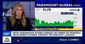 Paramount board agrees on terms of possible settlement in Pres. Trump's '60 Minutes' lawsuit: Report