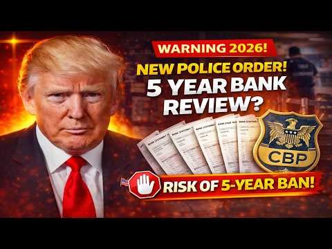 CBP Asking for 5 Years Bank Statements? US Airport Warning 2026 | 5-Year Ban Risk