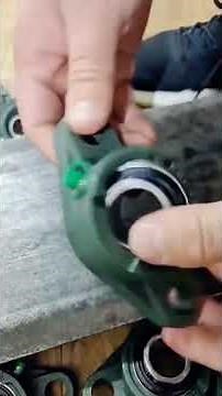 how to assemble insert bearing into bearing housing?