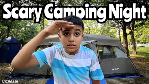 Camping in Long Island, New York In a Tent during an all-Night Storm)