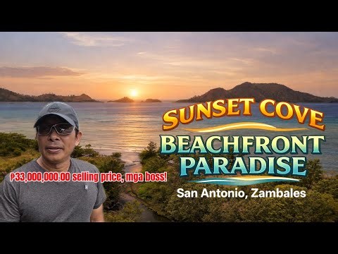 FOR SALE 🌅 Exclusive Beachfront Estate in Silanguin Cove – San Antonio, Zambales