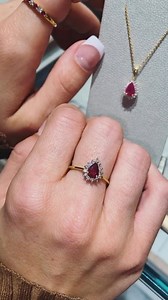 Valentine's Day is all about celebrating passion, romance, and a deep, rare kind of love—so there might be no other gem as perfect as a ruby for gift-giving. Not only is it on point with the red aesthetic of the day, but you can tell your love it's one of the most rare gemstones that exist. ♥️ #DiamondRubyJewelry #YellowGoldJewelry #ValentinesDayGifts #RubyAndDiamonds #LuxuryJewelry #GoldJewelryLove #ValentinesDayRings #DiamondsAndRubies #RomanticJewelry #GiftOfLove #ValentineJewelry #RubyDiamon