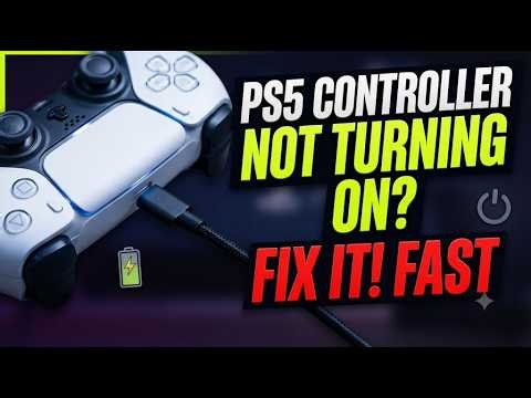 HOW TO FIX YOUR PS5 CONTROLLER WHEN IT WON'T TURN ON