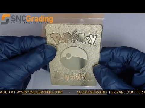 SNC Grading: 2020 Pokémon Charizard VMax #20/189 Gold Metal Custom Card Review (1619705725506)