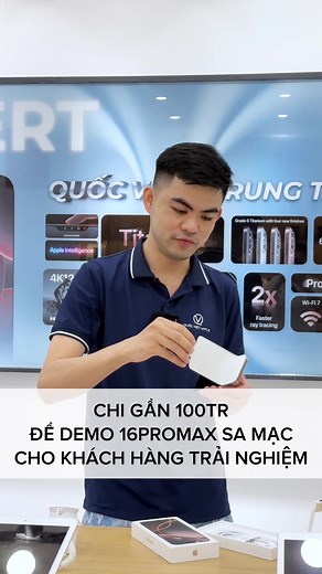 Trong lúc các Ông Lớn Chưa coa hàng thì QV đã đưa Seri16 lên kệ Demo #iphone16 #iphone16promax #iphone16samạc #quốcviệtiphonetamkỳ #quốcviệtapple #xuhuong #trending #viralvideo