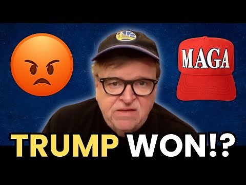 Watch MICHAEL MOORE go from EXCITED to DEVASTATED on The Election