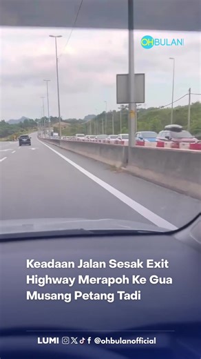 Keadaan Terkini Jalan Exit Highway Merapoh Ke Gua Musang