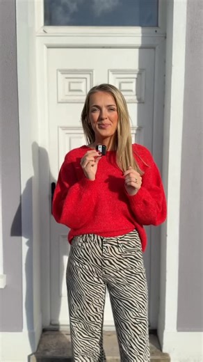 Outfit of the day! 🍂 Loving this look — our red cardi styled with the bows to the back so it looks like a cute round-neck jumper ❤️ Such a fun twist on a classic! Perfectly paired with our zebra print jeans for those bold autumn vibes we’re obsessed with 🖤🤍 Cardi £44.99 (we recommend sizing down) Jeans £54.99 Tap to shop! 🛍️ | Daisy Lane
