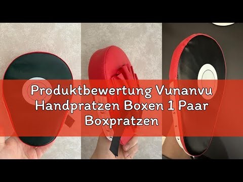 Produktbewertung Vunanvu Handpratzen Boxen 1 Paar Boxpratzen PU Schlagpolster Kampfsport Pratzen Kic