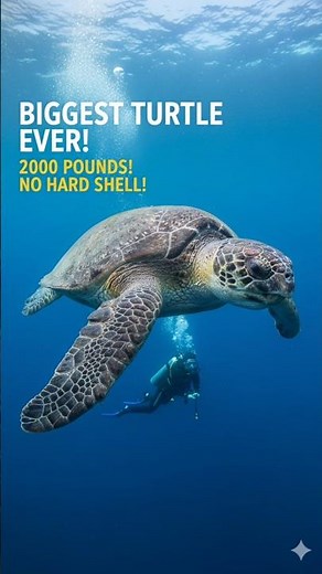 This Is the Biggest Turtle Ever Recorded 🐢😱