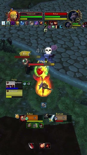 controlled - Rogue Priest vs Warrior Druid (PTR) #wowarena #wowtbc