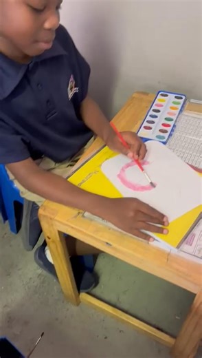 Our Grade 3's showing off their painting skills 🎨🎓👍😊 | The Oaks Academy Tutoring and Learning Centre