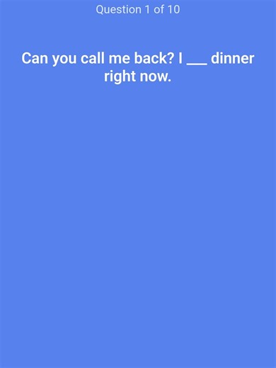 Can you get 10/10? 🛑 Present Continuous Quiz Are you still unsure when to say “I work” vs “I’m working”? 🤔 This quiz will actually test if you understand the difference. In this video, you’ll face a 10-question Present Continuous quiz based on real-life situations — not grammar rules. Think everyday moments like waiting for the bus, talking to your boss, texting a friend, or cooking dinner. No explanations. No tricks. Just real English. ✅ What you’ll practice: Choosing the right form based on 