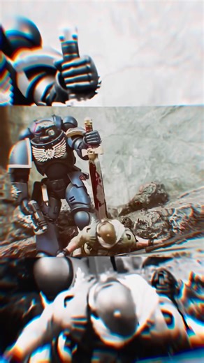 U.S. Marines VS Warhammer 40k Space Marines #animation #stopmotion