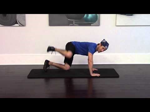 how to do the Dirty Dog leg exercise