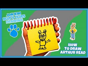 Jon Kim Blue's Clues Drawing - How To Draw Arthur Read