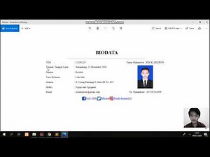 Cata Membuat Biodata Pribadi Menggunakan HTML