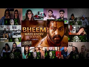 RRR - Jr NTR (Bheem) Intro Scene Crazy Reaction Mashup | RamCharan | SSRajamouli | #DheerajReaction