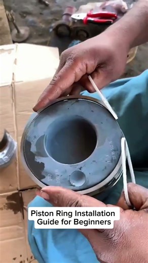 Piston Ring Installation Guide for Beginners #shorts #mechanic #usa