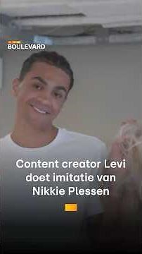Content creator Levi doet iconische imitatie van Nikkie Plessen | RTL Boulevard