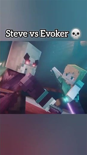 Steve vs Evoker ⚔️ | Minecraft Animated Battle