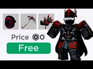 GET FREE RED AND BLACK ITEMS IN ROBLOX NOW! (NEW 2025 🔥)