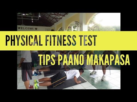 🔴Paano Makapasa sa Physical Fitness Test (Push-Ups, Sit-Ups, 3.2Km Run)