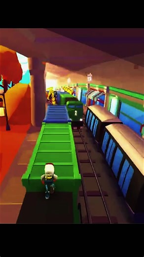 Enjoying Subway Surfers with Lucy