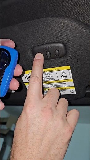 How to program your car's garage door opener buttons