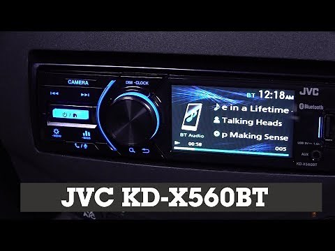 JVC KD-X560BT Display and Controls Demo | Crutchfield Video