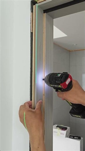 Immersive experience of installing wooden doors